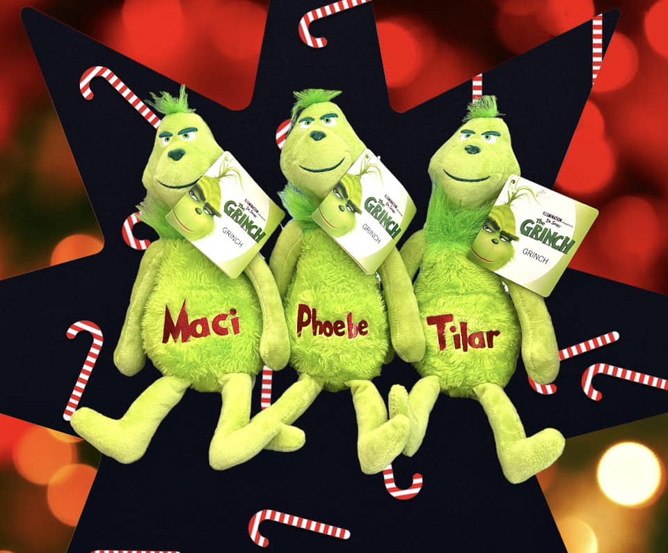 Small Grinch Plush The Personalised Queendom