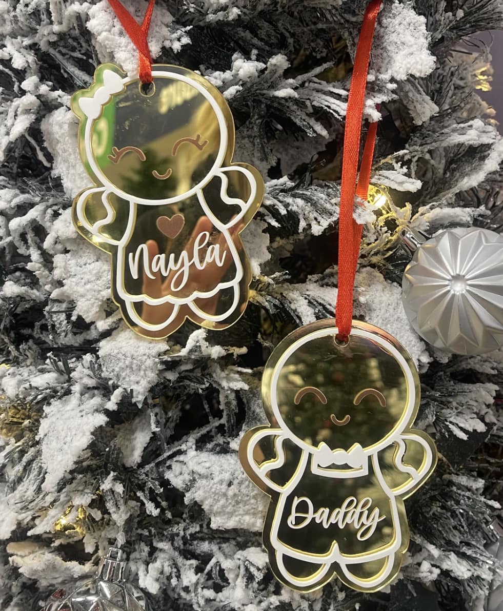 Gingerbread Person Christmas Tree Decoration