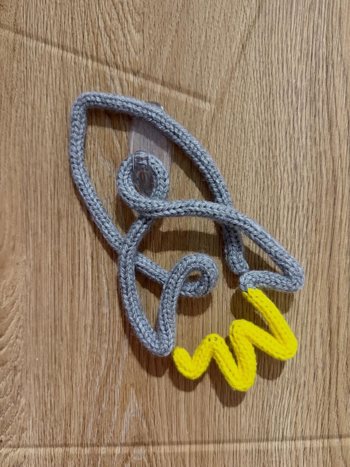 Knitted Wire Art Rocket